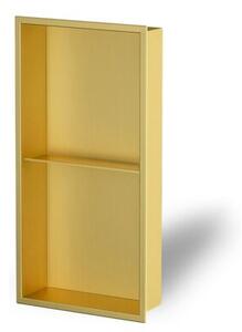 Półka łazienkowa wnękowa HYDROSAN DUO-GL-60X30X10 Złoty szczotkowany 30x60x10 cm