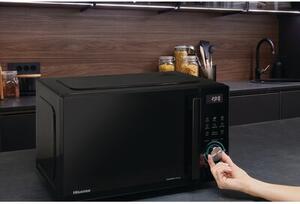 Kuchenka mikrofalowa HISENSE H23MOBSD1HG 800W średnica 28.5 cm pojemność 23L Pulse Technology Czarny