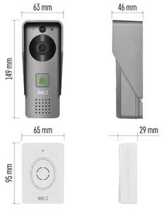 Dzwonek bezprzewodowy EMOS GoSmart IP-09C Szary