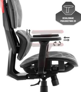 Fotel HELL'S CHAIR HC 1010 Szary