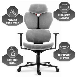 Fotel HELL'S CHAIR HC 1010 Szary