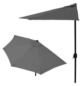 Parasol ogrodowy Parasol pócienny na taras 2,7 m szary
