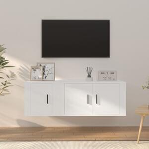 Zestaw 2 szafek TV, biały, materiał drewnopochodny