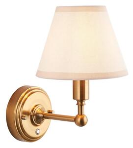 Endon Endon 114830 - LED Ściemn. akumulatorowa naścienna lampa BURLEY LED/1,5W/5V mosiądz/kremowy EN0007