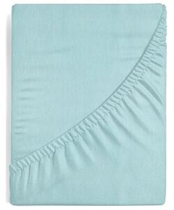 Prześcieradło EUROFIRANY Jersey D91 z gumką 240 x 220 cm Miętowy