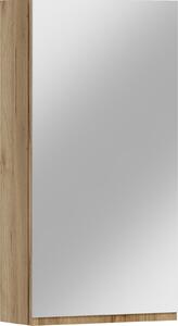 ADK Möbel – wiszca szafka azienkowa z lustrem Antico 40, 78 x 40 x 17 cm, w kolorze zotym Craft