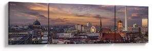 Obraz - Zachód słońca nad Berlinem (170x50 cm)