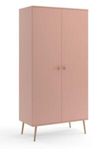 Szafa LEBEL z drÄ Å¼kiem 100cm rÃ³Å¼owa