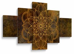Obraz - Mandala radości (125x70 cm)