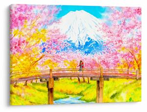 Obraz - Malowana para, akwarela (70x50 cm)