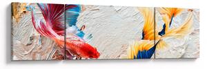 Obraz - Ryby bojowniki (170x50 cm)