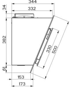 Okap FRANKE Neo FNO 805 BK 330.0591.775 Czarny 800m3/h 57dB klasa A+