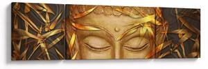 Obraz - Złoty Budda (170x50 cm)