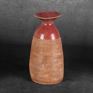 Wazon EUROFIRANY Elda 03 402751 17 x 31 cm Czerwony