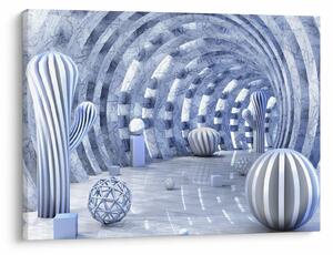 Obraz - abstrakcja 3D (70x50 cm)