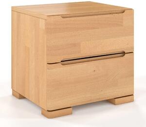 Drewniana szafka nocna z szufladami buk - Ventos 7S