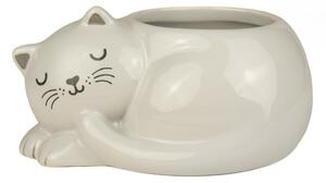Ceramiczna osłonka na doniczkę Sleeping Cat – Sass & Belle