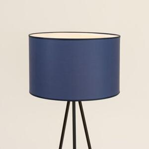 Lampa stojąca podłogowa z abażurem granatowym trójnóg 1xE27 15W NEVIA Sollux Lighting
