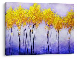 Obraz żółtych drzew (70x50 cm)