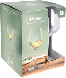 Kieliszki do wina szklane 380 ML 4 szt