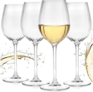 Kieliszki do wina szklane 380 ML 4 szt