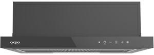 Okap AKPO Light Glass Touch 60 Czarny 70dB klasa B
