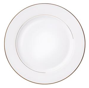 Talerz AMBITION Aura Gold 27 cm Biało-złoty