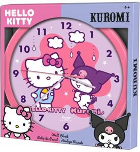 Zegar ścienny KIDS EUROSWAN HK50199 25 cm Hello Kitty Kuromi