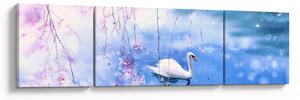 Obraz - Magiczne jezioro (170x50 cm)