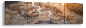 Obraz - Świt nad meandrami (170x50 cm)