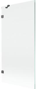 Mexen Lunar parawan nawannowy 1-skrzydłowy 90 x 150 cm, transparent, gun gray szczotkowany - 897-090-000-66-00
