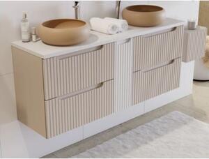 Szafka łazienkowa NOVA WHITE 81-20-1D 20cm biała