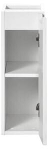 Szafka łazienkowa NOVA WHITE 81-20-1D 20cm biała