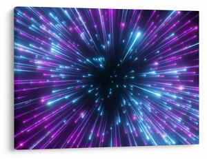 Obraz - Neonowa przestrzeń (70x50 cm)