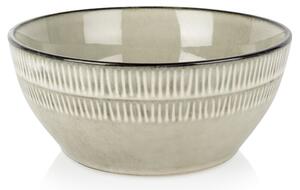 Miseczka ceramiczna szara 16 cm, 750 ML
