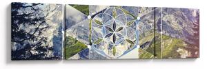 Obraz - Figura geometryczna (170x50 cm)