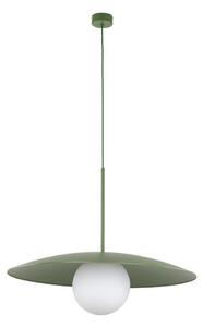 TK Lighting Żyrandol na lince SLATE 1xE27/15W/230V śr. 65 cm zielony TK10909