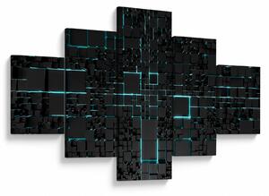 Obraz - Interfejs technologiczny (125x70 cm)