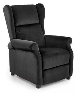 Fotel rozkÅadany AGUSTIN 2 VELVET czarny