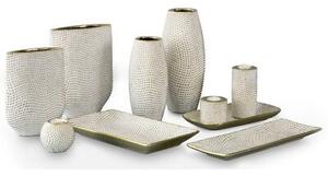 Wazon EUROFIRANY Verda 02 21 x 8 x 27 cm Biały