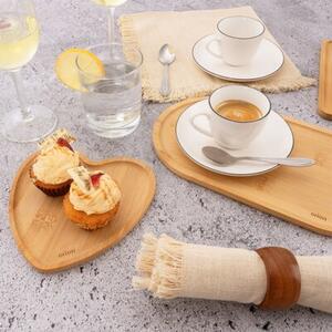 Spodek mały talerzyk porcelanowy biały DECORA 13 cm