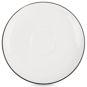 Spodek mały talerzyk porcelanowy biały DECORA 13 cm