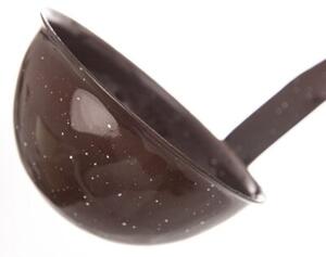 Chochla emaliowana brązowa BROWN 170 ML, 35 cm