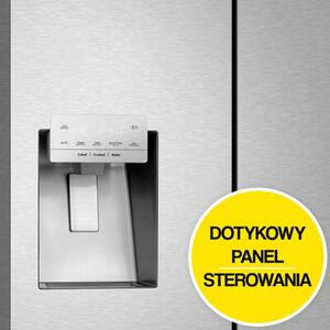Lodówka HISENSE RQ760N4SASE MD Side by Side No Frost 178.5cm Srebrna Kostkarka Wi-Fi ConnectLife My Fresh Choice