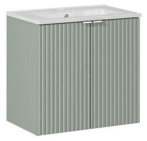 Szafka pod umywalkę LINE REED GREEN D 82-60-2D zielona
