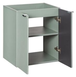 Szafka pod umywalkę LINE REED GREEN D 82-60-2D zielona