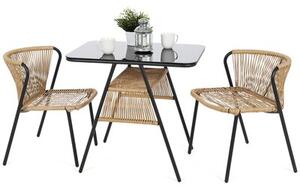 Meble ogrodowe HOME & GARDEN Fiuggi Black-Beige 526184