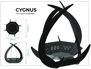 EMWOmeble Palenisko ogrodowe Cygnus / 100x108