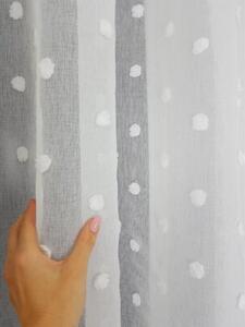 Firana gotowa z pomponikami 300x150cm
