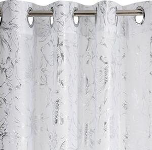 Firana gotowa EUROFIRANY Feza 140 x 250 cm BiaÅy